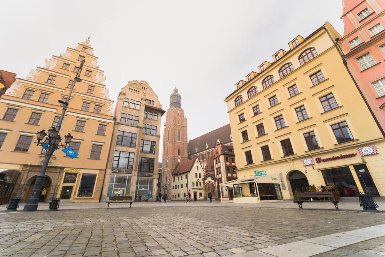 Apart Market Square - Rynek 44 - Opposit Town Hall - 3 Rooms فروتسواف المظهر الخارجي الصورة